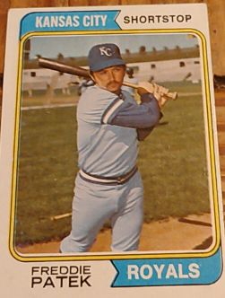 1974 Topps #88 Freddie Patek Kansas City Royals — front