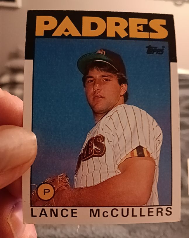 1986 Topps #44 Lance McCullers — front