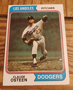 1974 Topps #42 Claude Osteen — front