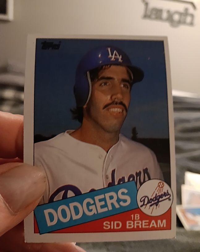 1985 Topps #253 Sid Bream — front