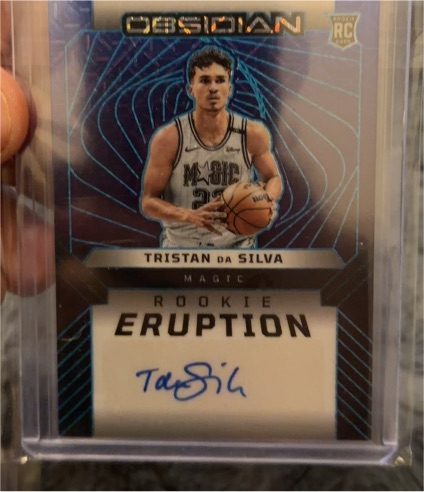 2024-25 Panini Obsidian #Rookie Eruption Tristan da Silva — front
