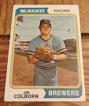 1974 Topps #75 Jim Colborn — front