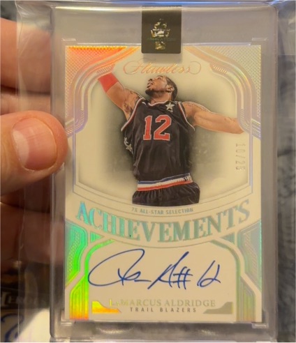 2024 Panini Flawless Achievements #10 LaMarcus Aldridge — front