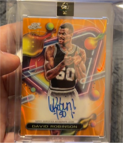 2023-24 Topps Cosmic Chrome #CCAV-DR David Robinson — front
