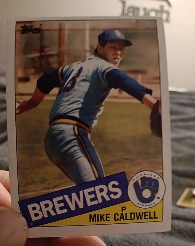 1985 Topps #419 Mike Caldwell — front