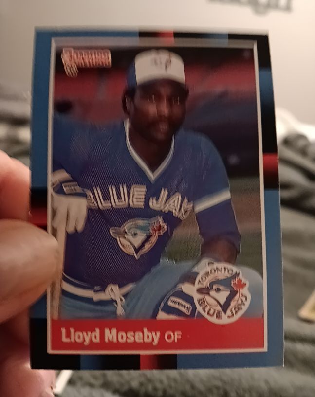 1988 Donruss #367 Lloyd Moseby — front