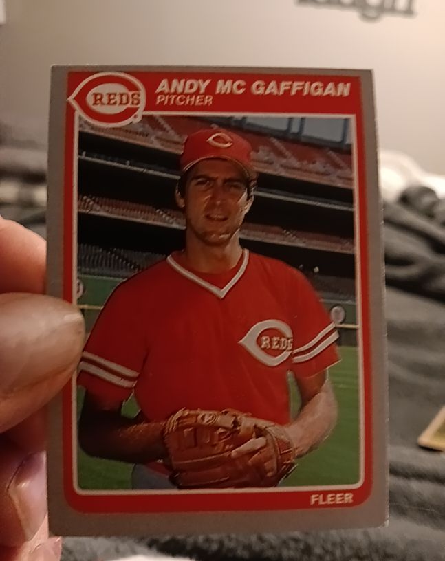 1987 Fleer #540 Andy McGaffigan — front