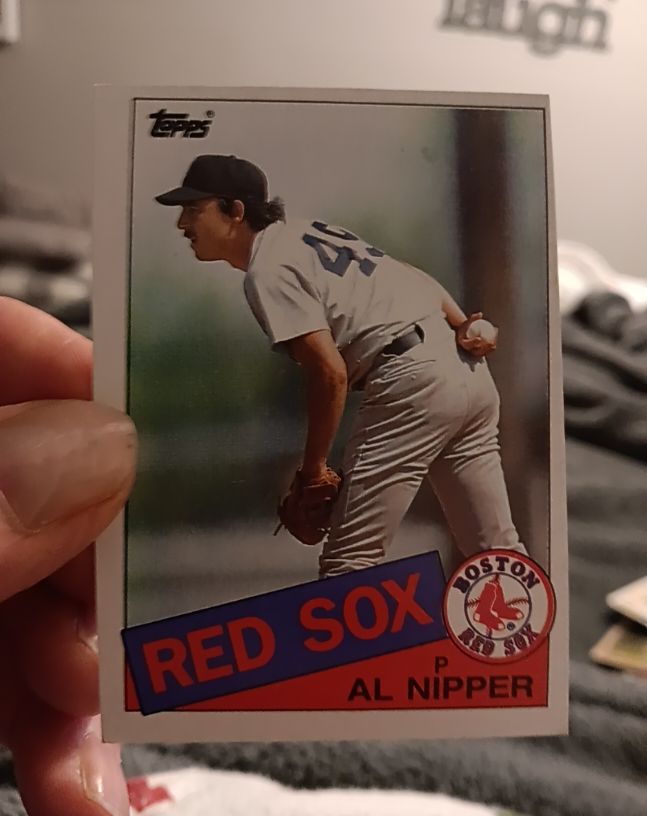 1985 Topps #424 Al Nipper — front