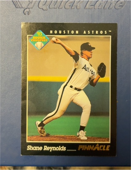 1993 Pinnacle Shane Reynolds Rookie Card — front