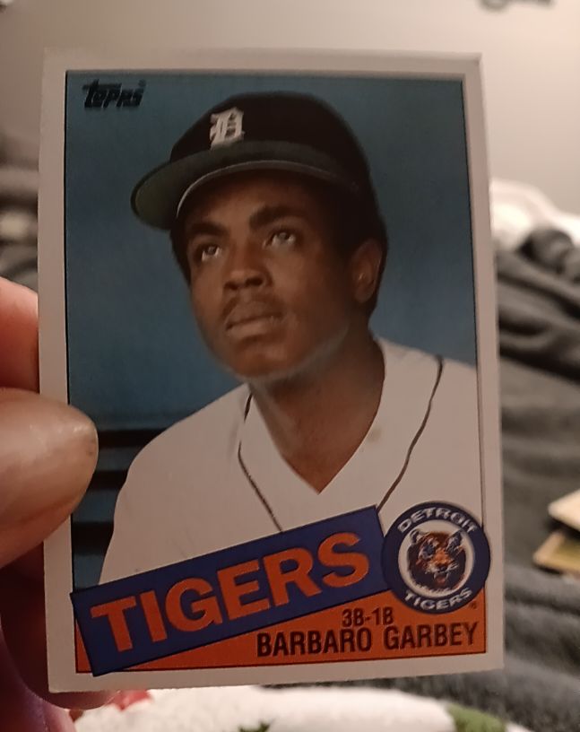 1985 Topps #243 Barbaro Garbey — front
