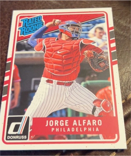 2022 Donruss #39 Jorge Alfaro Rated Rookie — front