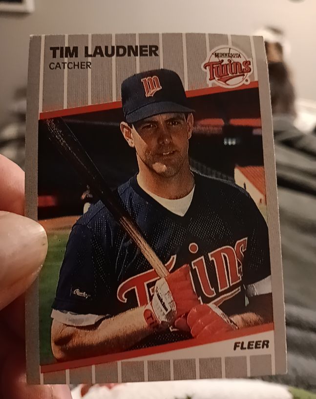 1989 Fleer #118 Tim Laudner — front