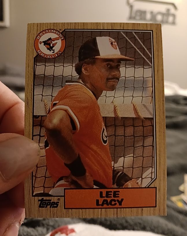 1987 Topps #182 Lee Lacy — front