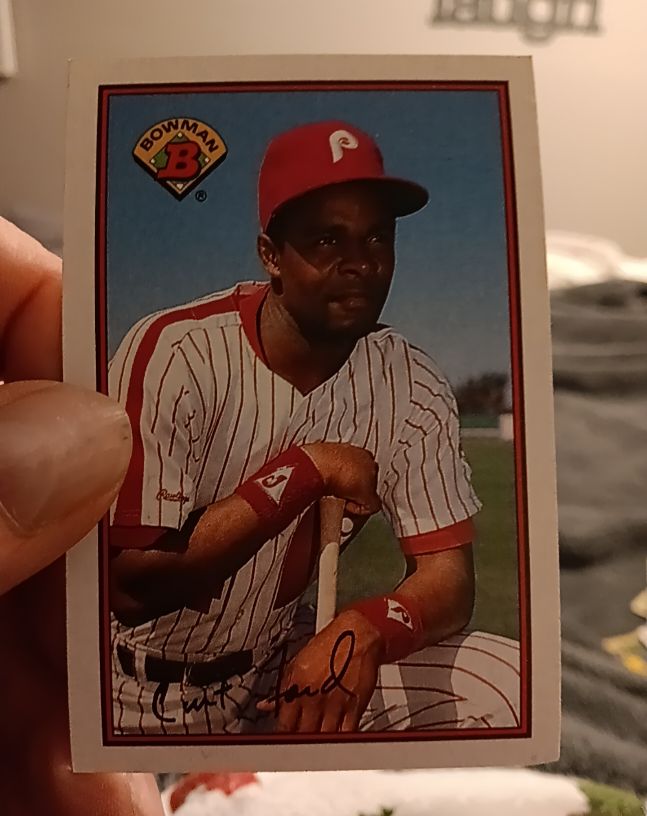 1989 Bowman #408 Curt Ford — front