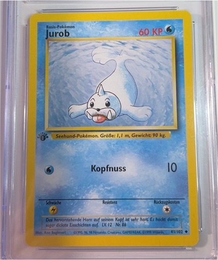 1999 Pokémon #41 Jurob — front
