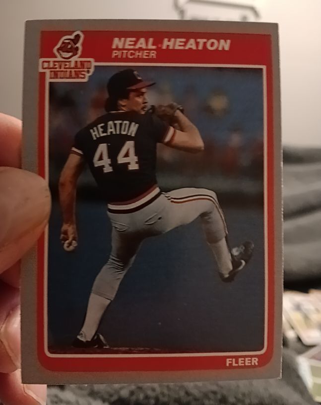 1985 Fleer #451 Neal Heaton — front