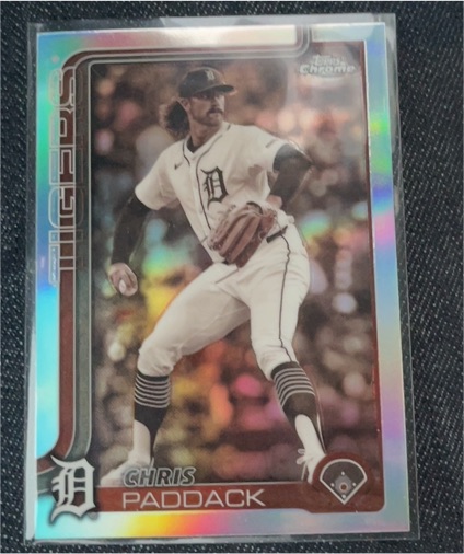 2025 Topps Chrome Update #USC10 Chris Paddack — front