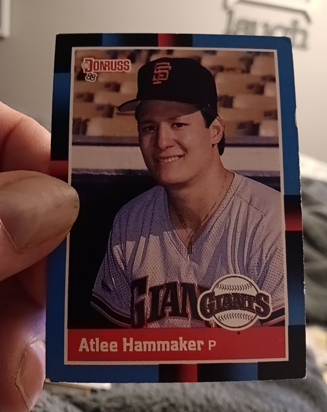 1988 Donruss #450 Atlee Hammaker — front