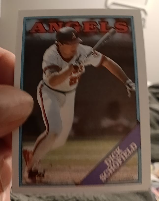 1988 Topps #43 Dick Schofield — front