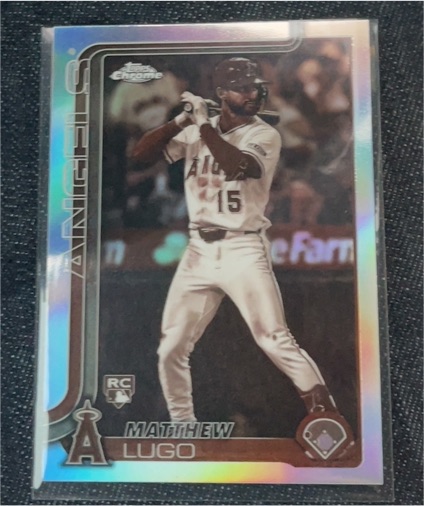 2025 Topps Chrome Update #USC166 Matthew Lugo — front