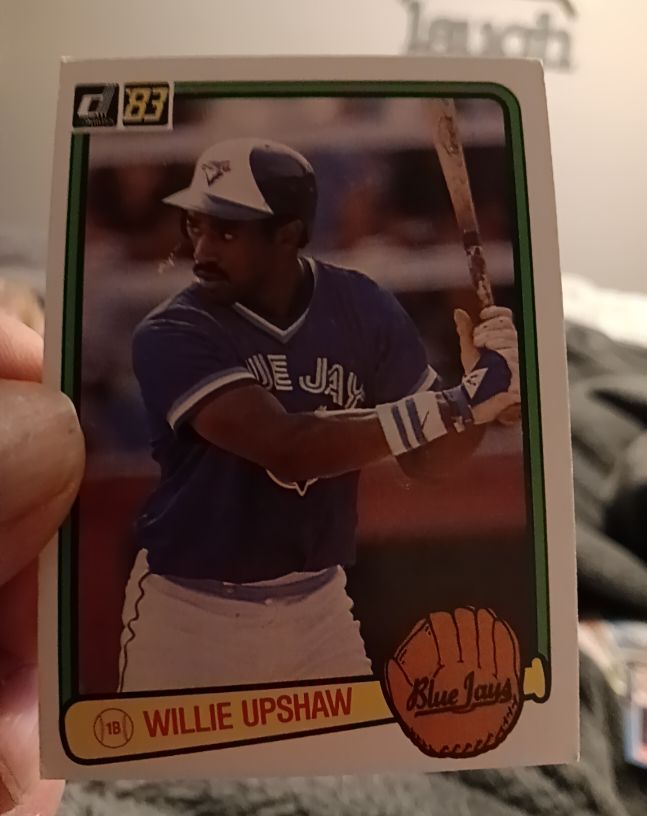 1983 Donruss #601 Willie Upshaw — front