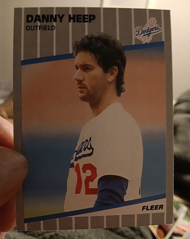 1989 Fleer #61 Danny Heep — front