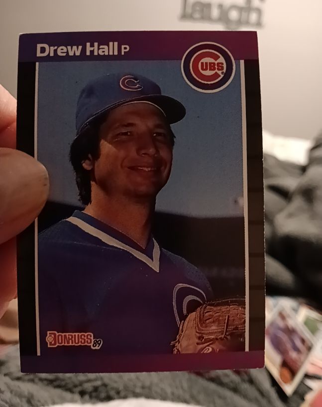 1989 Donruss #522 Drew Hall — front