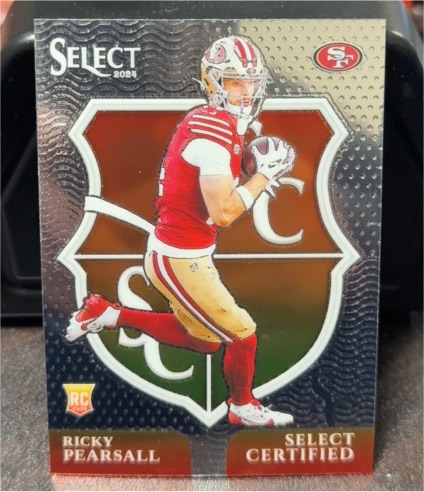 2024 Panini Select #12 Ricky Pearsall Select Certified Rookies — front