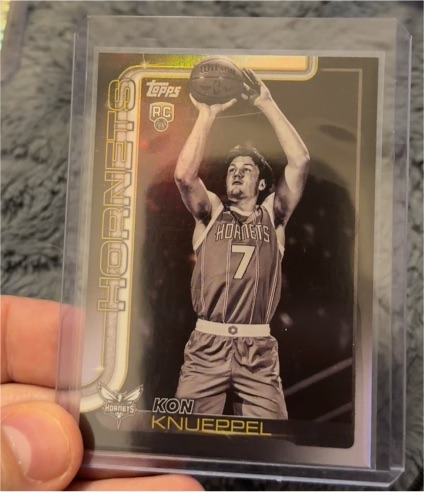 2025-26 Topps Blackout #204 Kon Knueppel — front