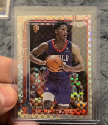 2025-26 Topps Chrome #253 VJ Edgecombe — front