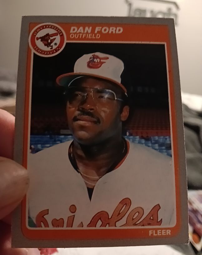 1985 Fleer #178 Dan Ford — front
