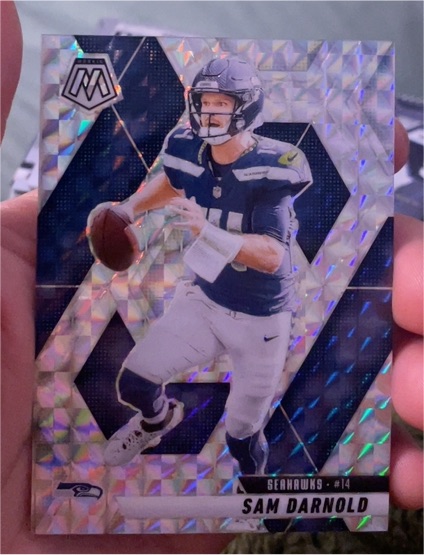 2025 Panini Mosaic #27 Sam Darnold — front