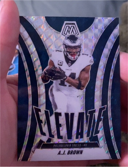 2025 Panini Mosaic #16 A.J. Brown Elevate — front