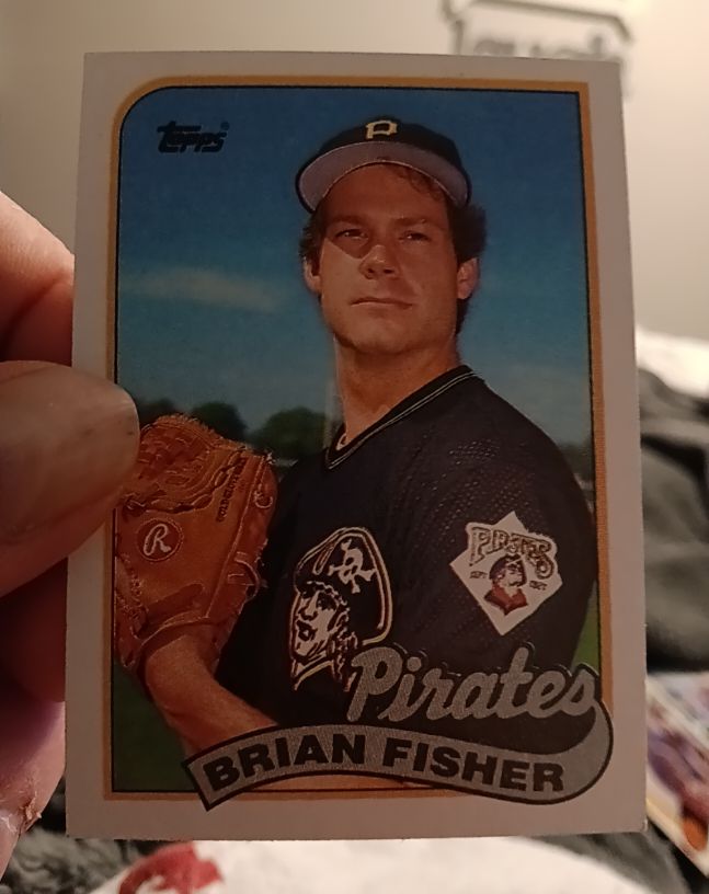1989 Topps #423 Brian Fisher — front