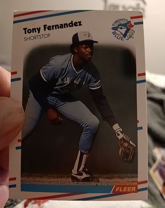 1988 Fleer #109 Tony Fernandez — front