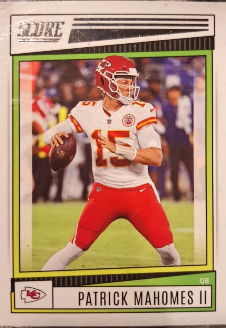2022 Score #116 Patrick Mahomes II — front