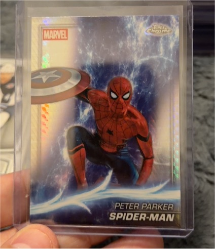 2025 Topps Chrome Marvel Studios #61 Peter Parker Spider-Man — front