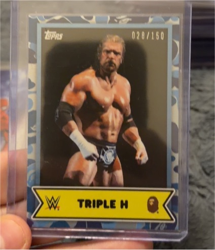 2025 Topps WWE x BAPE #21 Triple H — front