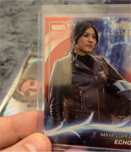 2025 Topps Chrome Marvel Studios #160 Maya Lopez Echo — front