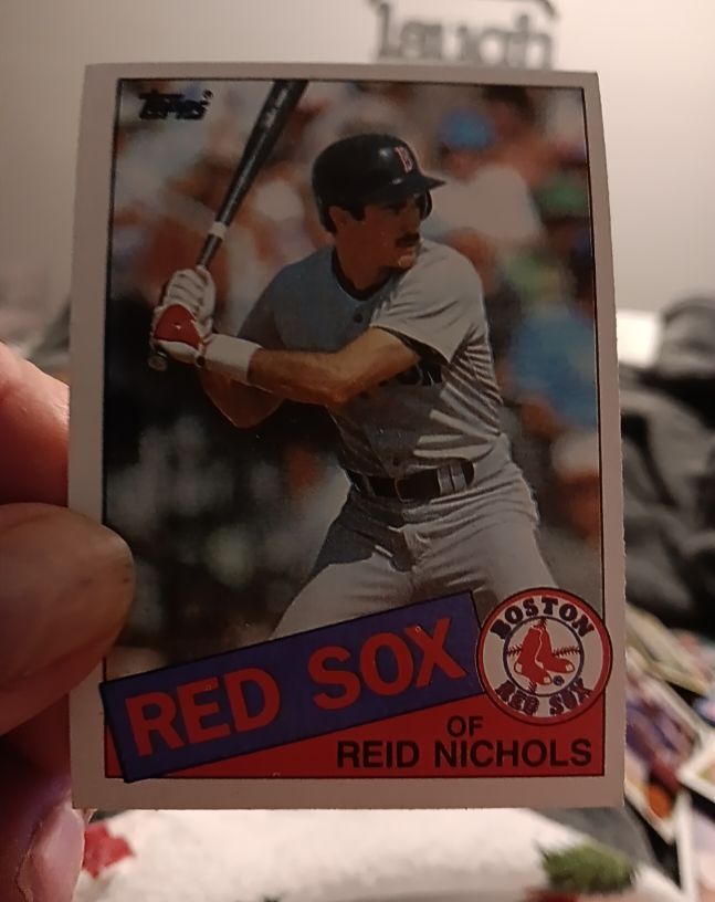 1985 Topps #580 Reid Nichols — front