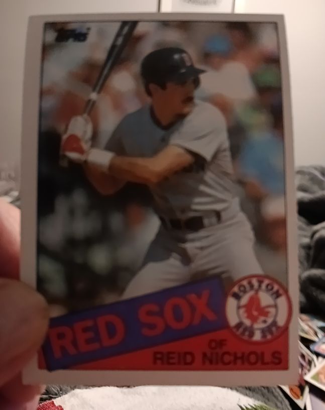 1985 Topps #37 Reid Nichols — front