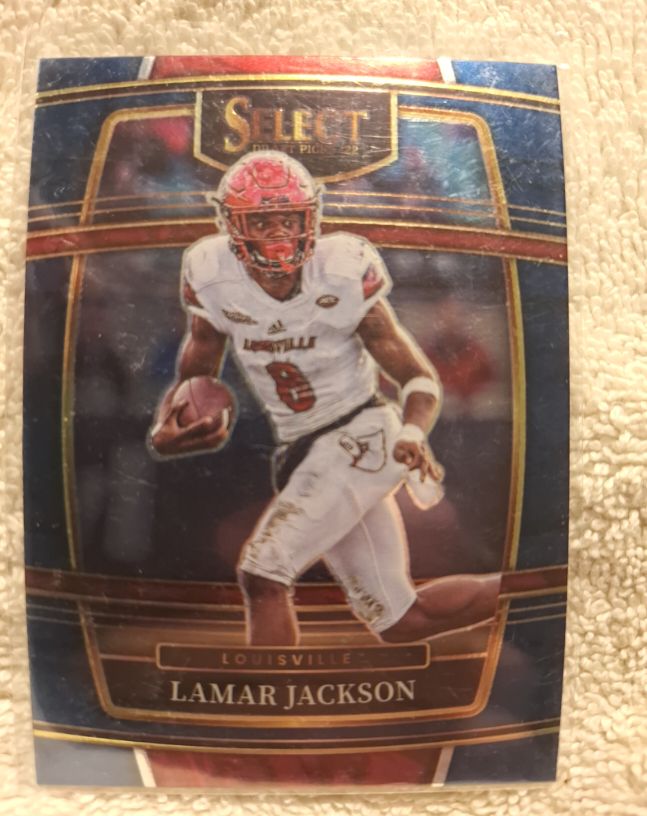2022 Panini Select Draft Picks #44 Lamar Jackson — front