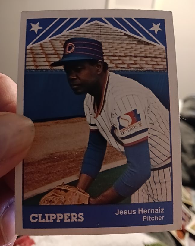 1983 TCMA Columbus Clippers #12 Jesus Hernaiz — front