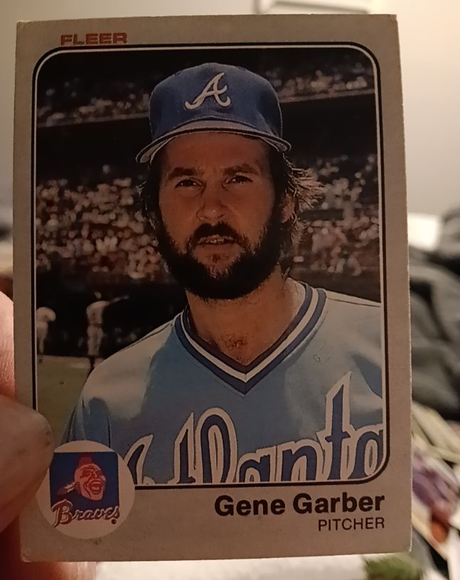 1983 Fleer #136 Gene Garber — front