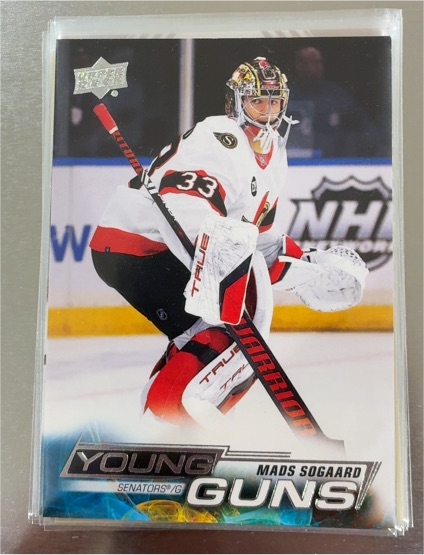 2022-23 Upper Deck #245 Mads Sogaard Young Guns — front