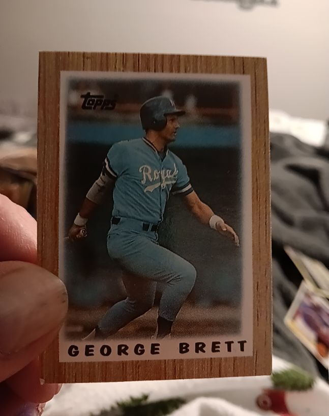 1987 Topps Mini Leaders #57 George Brett — front