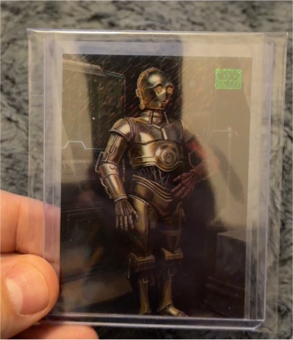 2025 Topps Chrome Star Wars Galaxy #POW-5 C-3PO Power Of The Force — front