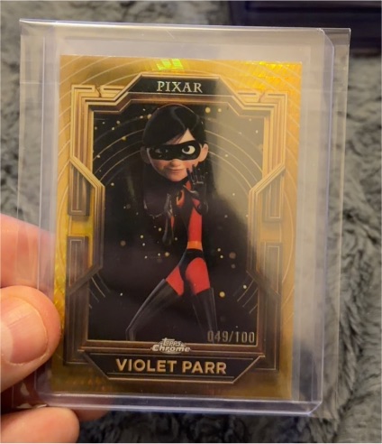 2025 Topps Chrome Pixar Gold #049 Violet Parr — front