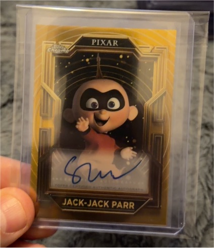 2025 Topps Chrome Pixar Gold #34 Jack-Jack Parr — front