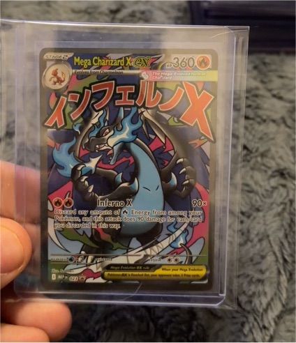2025 Pokémon MEP #023 Mega Charizard X EX — front